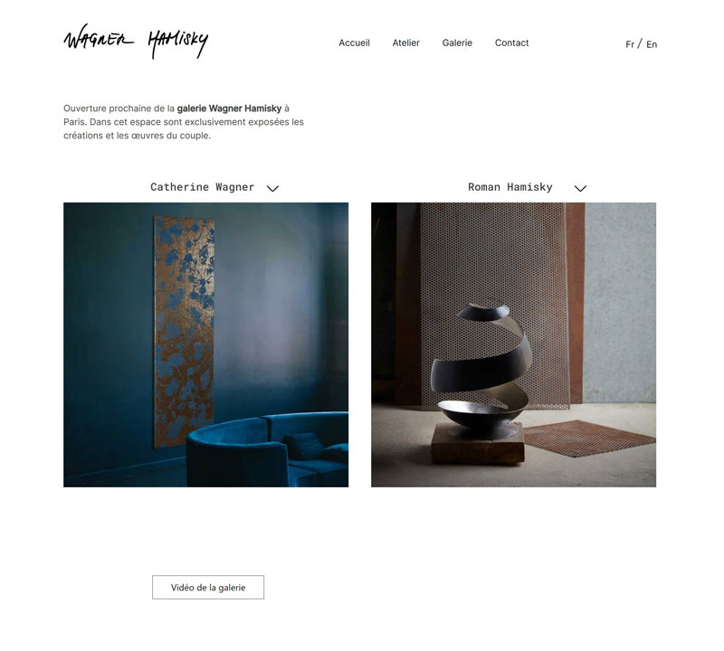 Site vitrine Wagner Hamisky